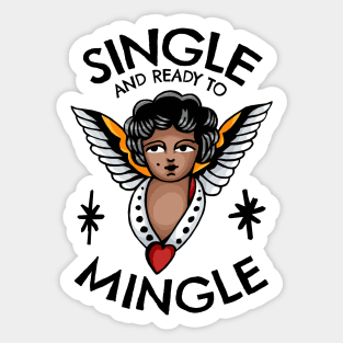 Cute Angel Valentine's Day Sticker